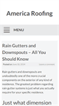Mobile Screenshot of americaroofing.net