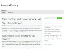 Tablet Screenshot of americaroofing.net